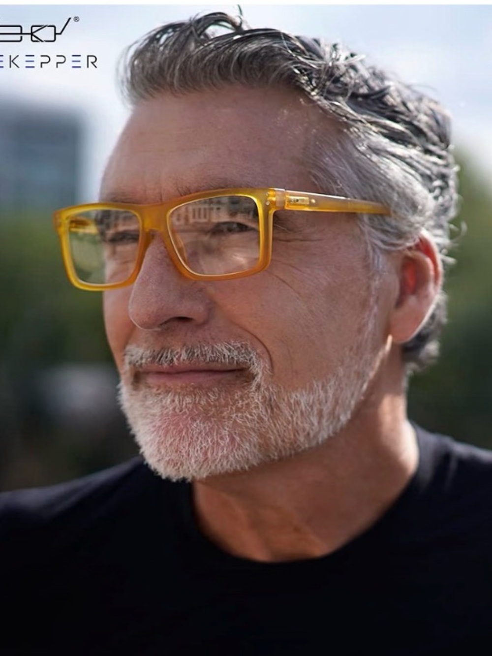 Brand New Men's Yellow Rectangle Reading Glasses 2.50 x strength